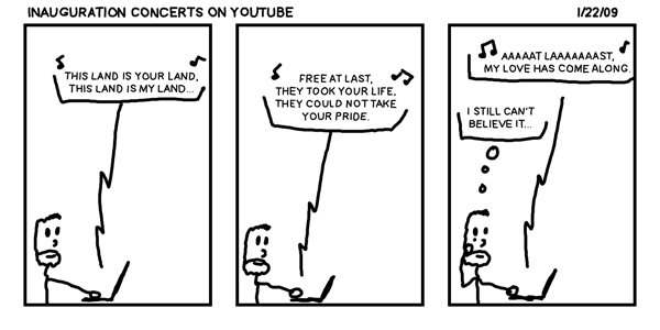 Inaguration Concerts on Youtube