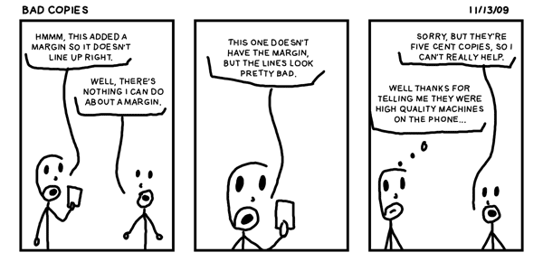 Bad Copies