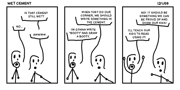 Wet Cement