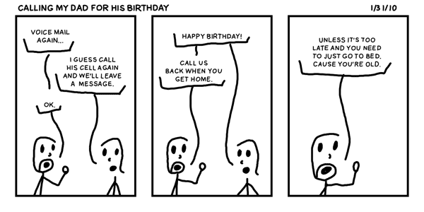 Calling My Dad for His Birthday