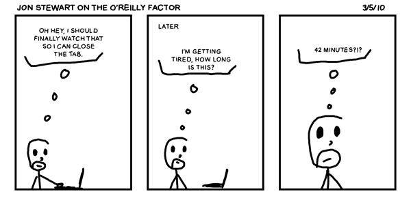 Jon Stewart on the O’Reilly Factor