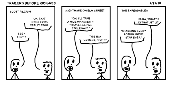 Trailers Before Kick-Ass