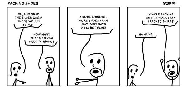 Packing Shoes