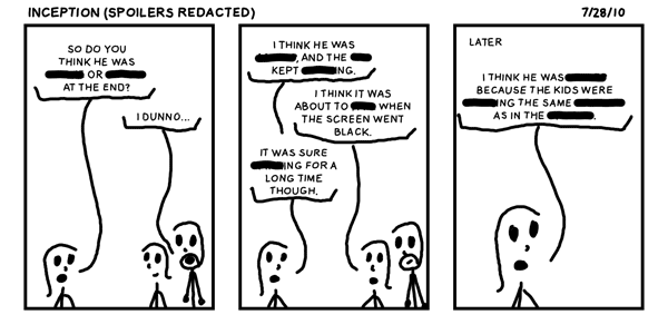 Inception (Spoilers Redacted)