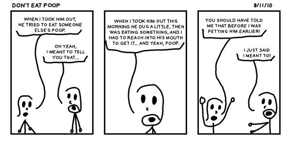 Don’t Eat Poop