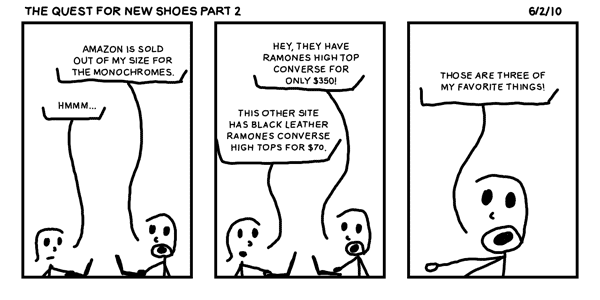 The Quest for New Shoes Part 2