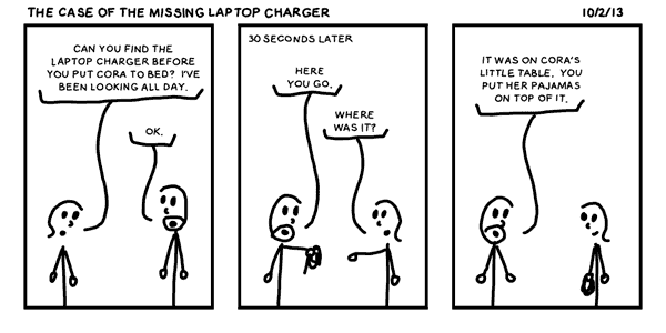 The Case of the Missing Laptop Charger