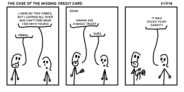 The Case of the Missing Credit Card