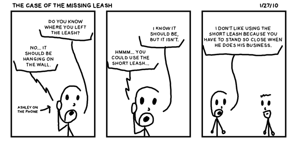 The Case of the Missing Leash