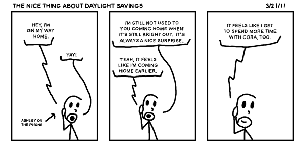 The Nice Thing About Daylight Savings