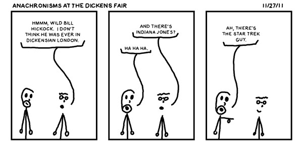 Anachronisms at the Dickens Fair