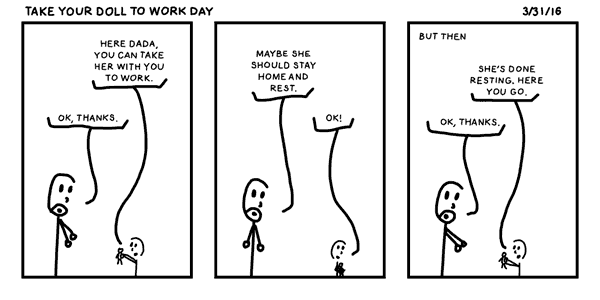 Take Your Doll to Work Day