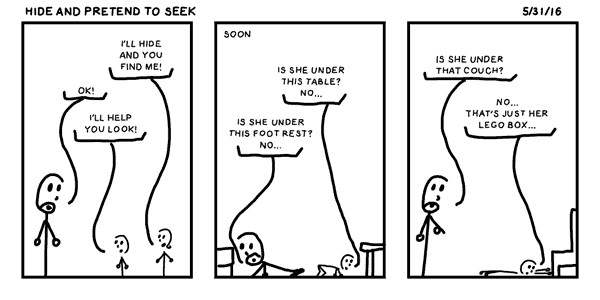 Hide and Pretend to Seek