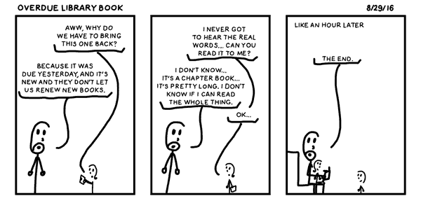 Overdue Library Book
