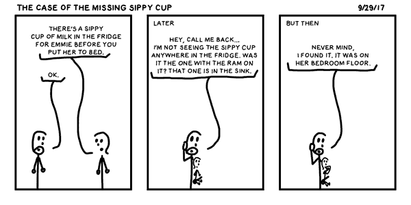 The Case of the Missing Sippy Cup
