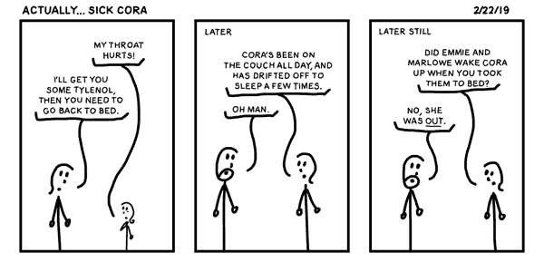 Actually… Sick Cora