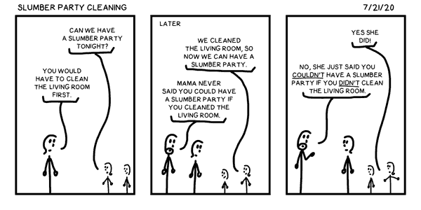 Slumber Party Cleaning