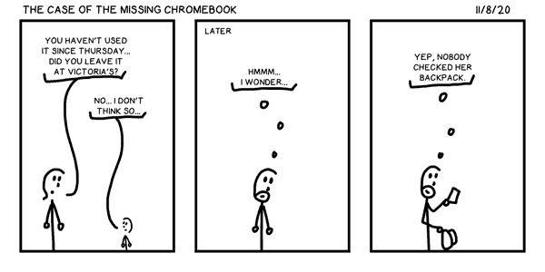 The Case of the Missing Chromebook