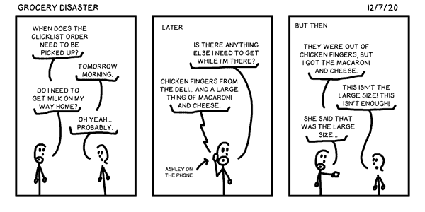 Grocery Disaster