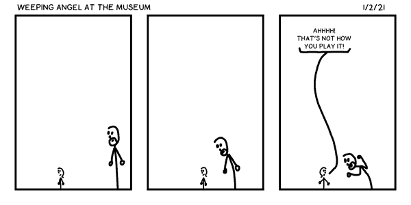 Weeping Angel at the Museum