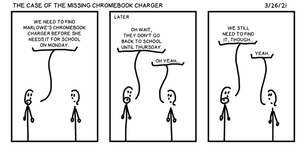 The Case of the Missing Chromebook Charger