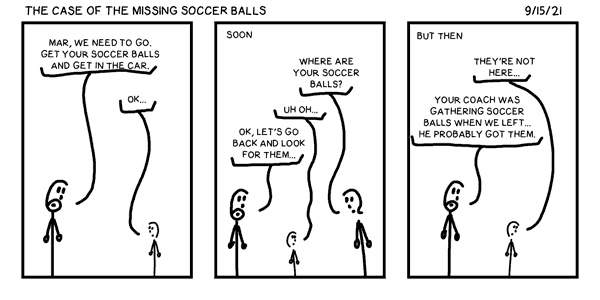 The Case of the Missing Soccer Balls